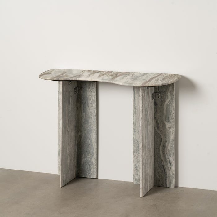 Consola Mármol Salón 100 X 35 X 71 Cm