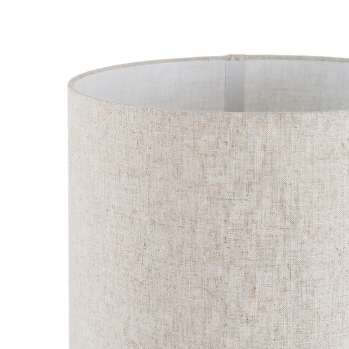 Luminária de piso de resina creme 35 x 35 x 147 cm