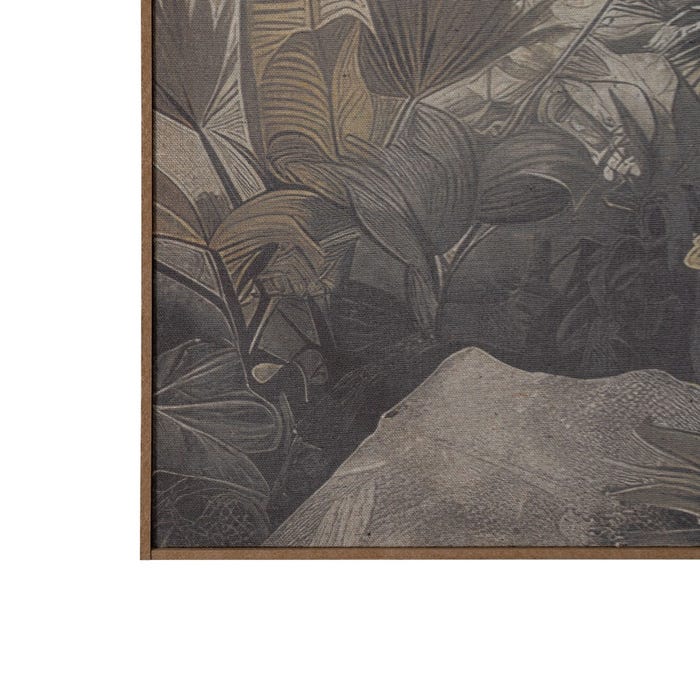 Moldura de impressão de palmeira Dm-Wood 60 x 3 x 80 cm