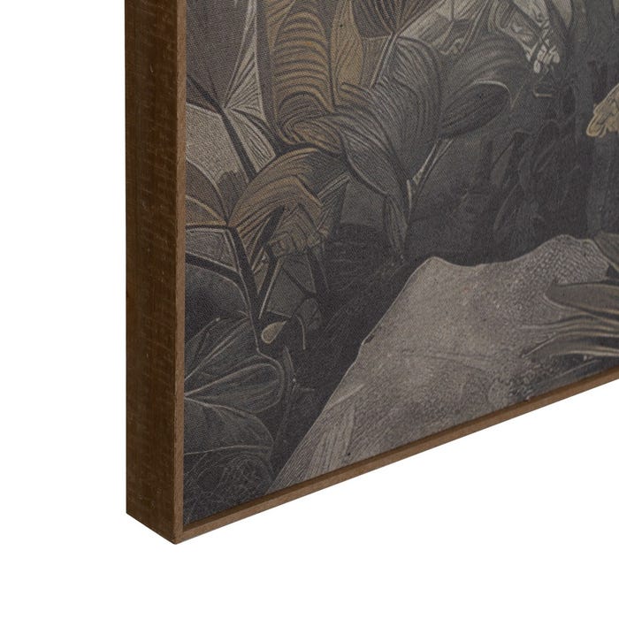 Moldura de impressão de palmeira Dm-Wood 60 x 3 x 80 cm