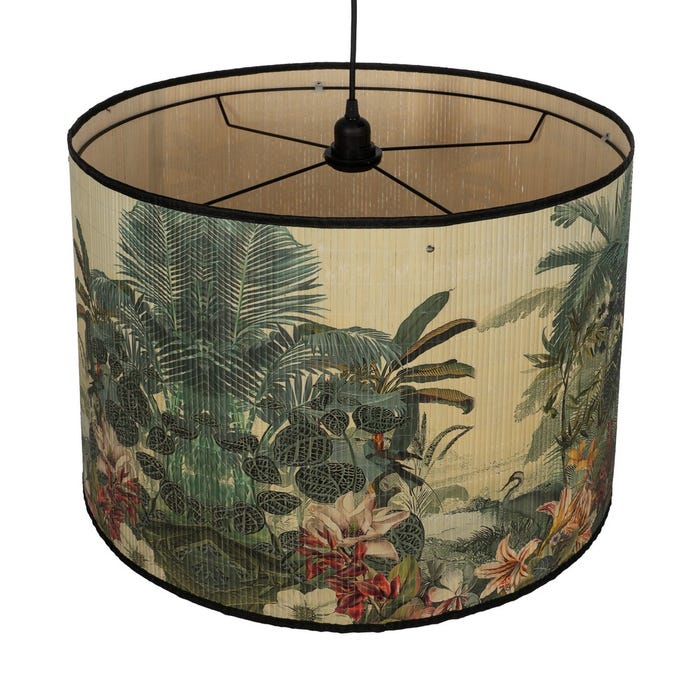 Bamboo Landscape Ceiling Lamp 55 x 55 x 42 cm