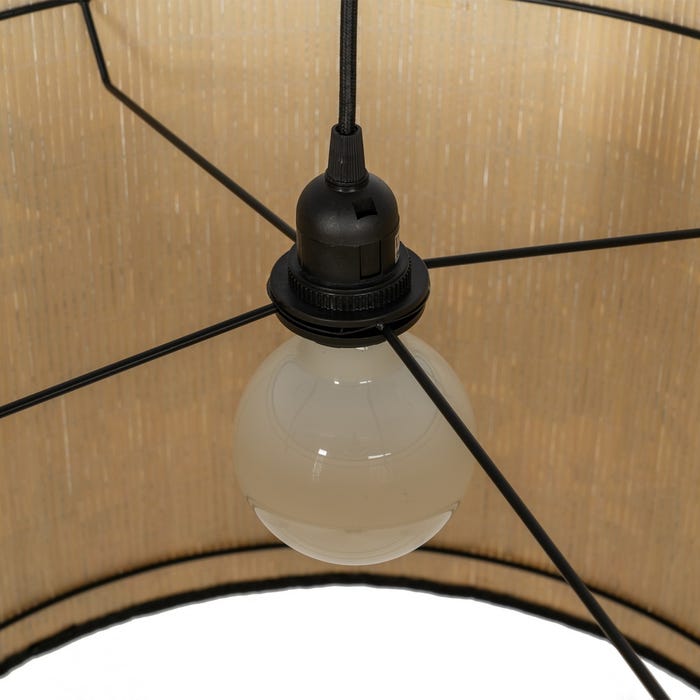 Bamboo Landscape Ceiling Lamp 55 x 55 x 42 cm
