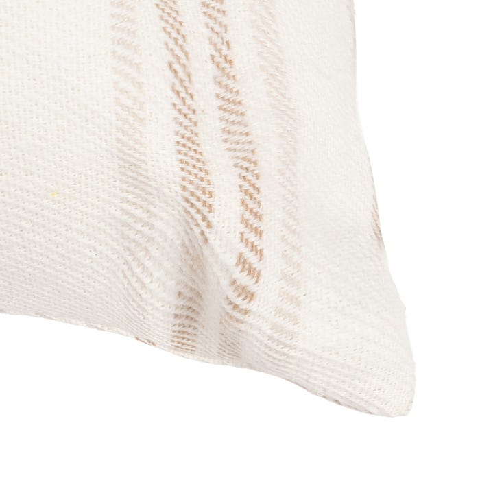 Cojín Rayas Beige-Marrón 70 X 50 Cm