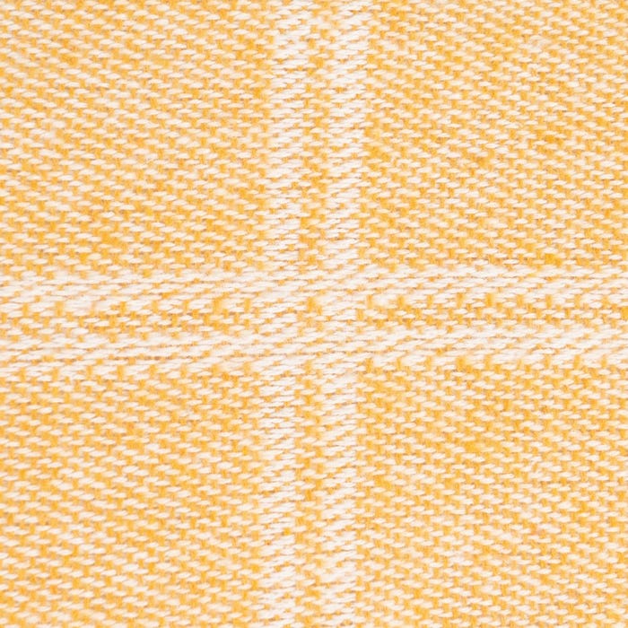 Cojín Cuadros Mostaza Algodón-Poliéster 70 X 50 Cm