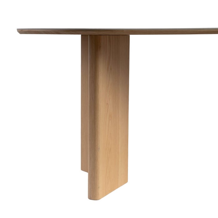 Mesa Comedor Blanco-Natural Dm-Cerámica 180 X 90 X 76 Cm