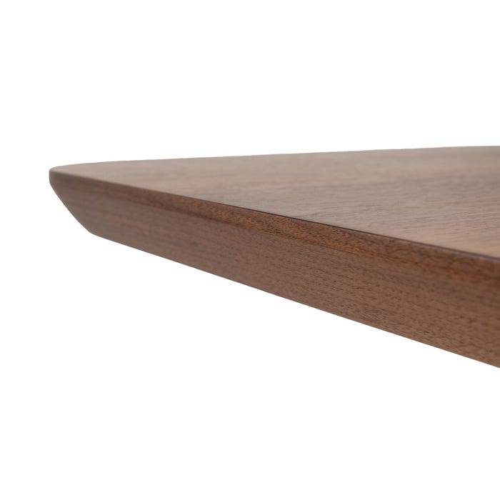 Mesa Comedor Marrón-Negro Dm-Metal 180 X 90 X 76 Cm