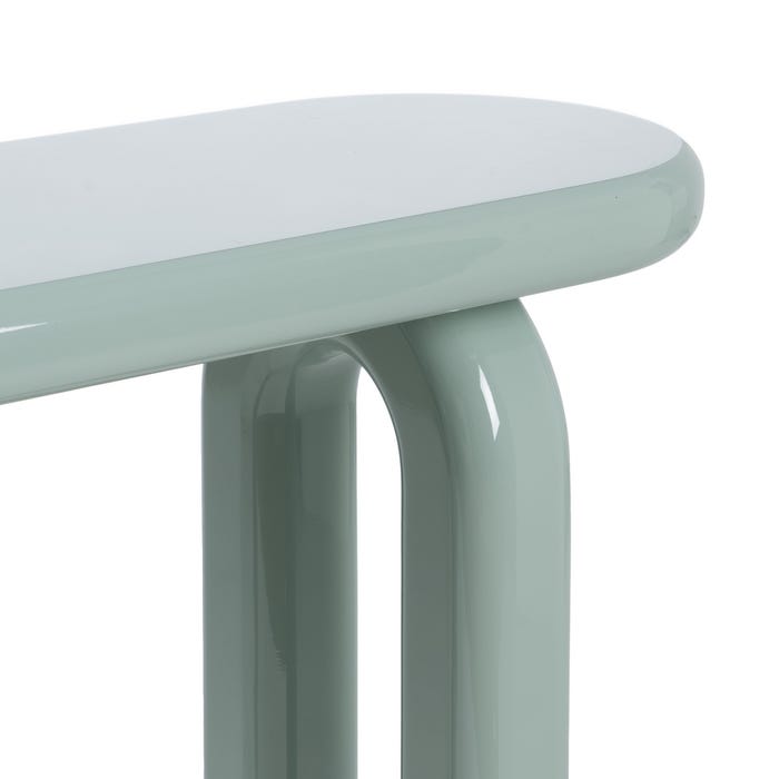 Consola Lacado Verde Dm Entrada 120 X 35 X 80 Cm