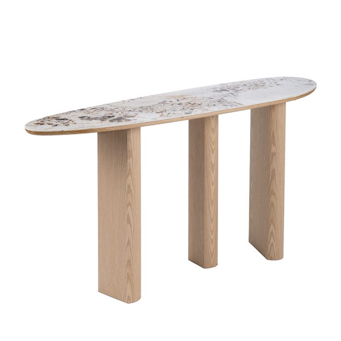 Consola Natural Dm Entrada 150 X 39,50 X 80 Cm