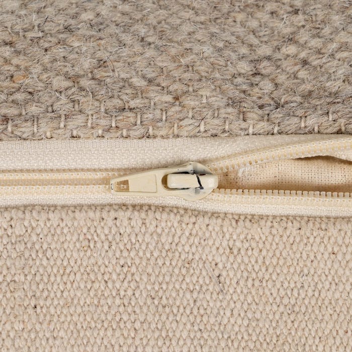 Puf Multicolor Lana-Algodón Decoración 45 X 45 X 45 Cm