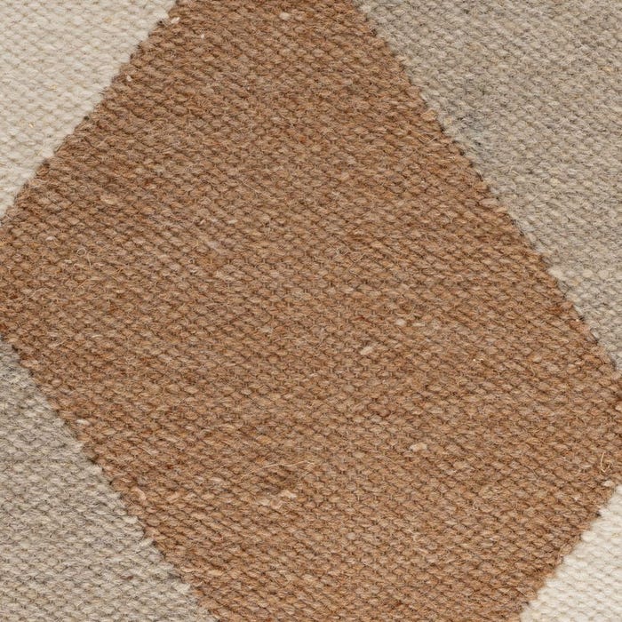 Puf Multicolor Lana-Algodón Decoración 80 X 80 X 40 Cm