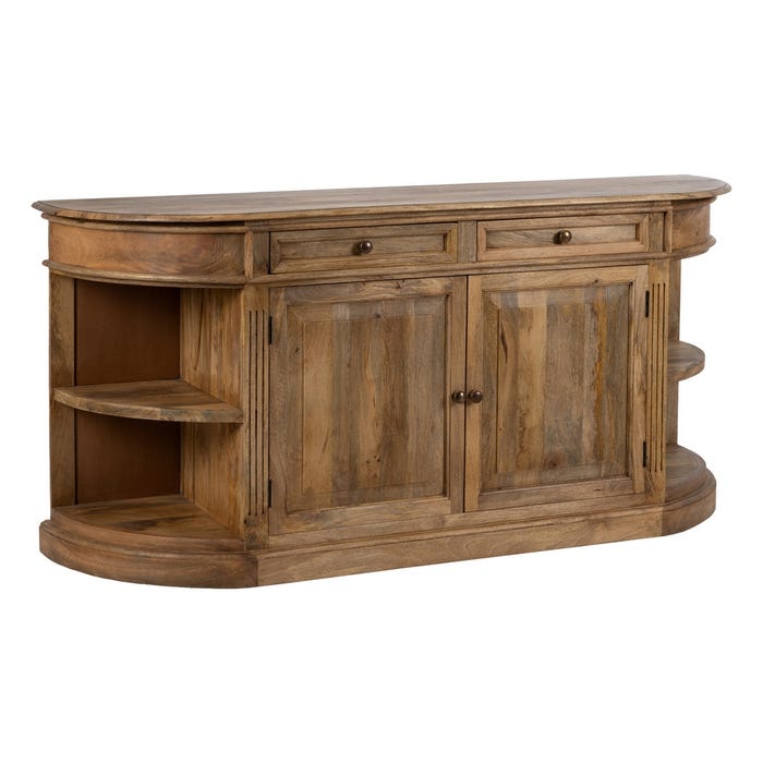 Aparador Natural Madera De Mango Salón 189 X 53 X 88 Cm