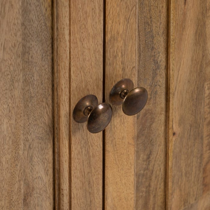 Aparador Natural Madera De Mango Salón 189 X 53 X 88 Cm