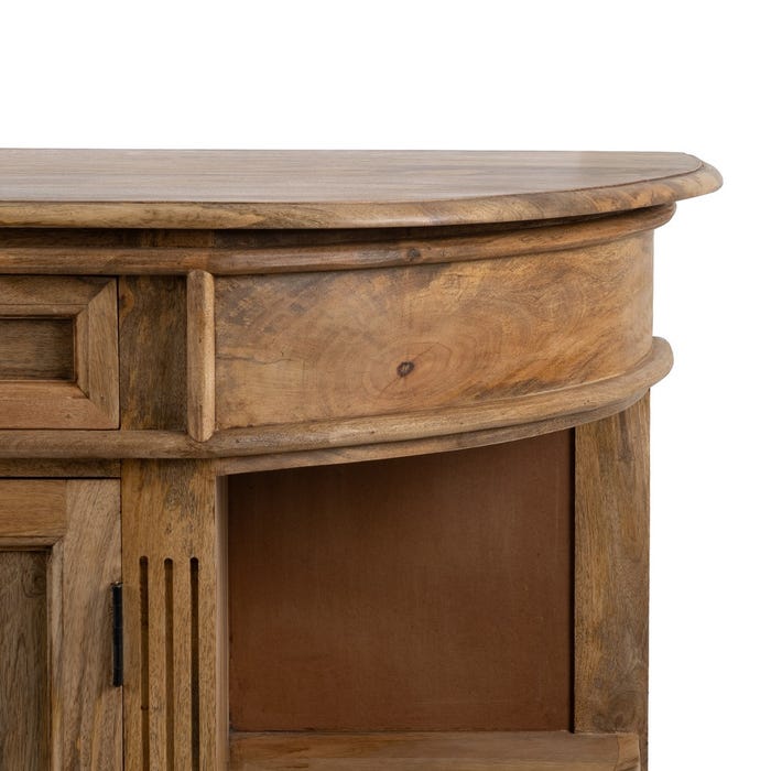 Aparador Natural Madera De Mango Salón 189 X 53 X 88 Cm