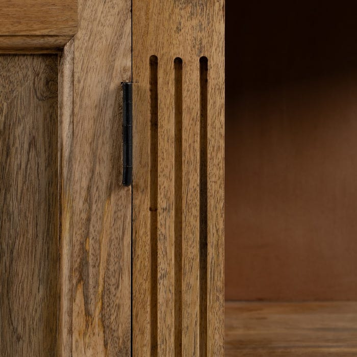 Aparador Natural Madera De Mango Salón 189 X 53 X 88 Cm