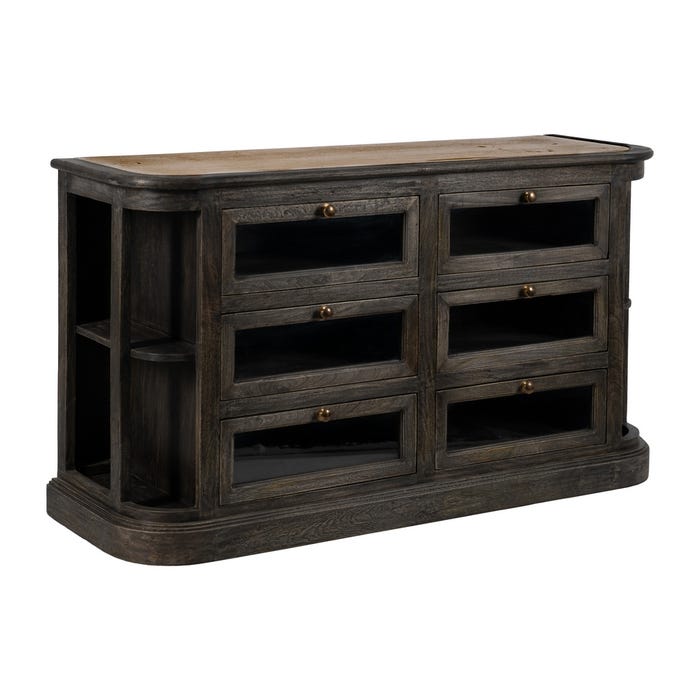 Aparador Mármol/Madera Cocina 155 X 51 X 88 Cm