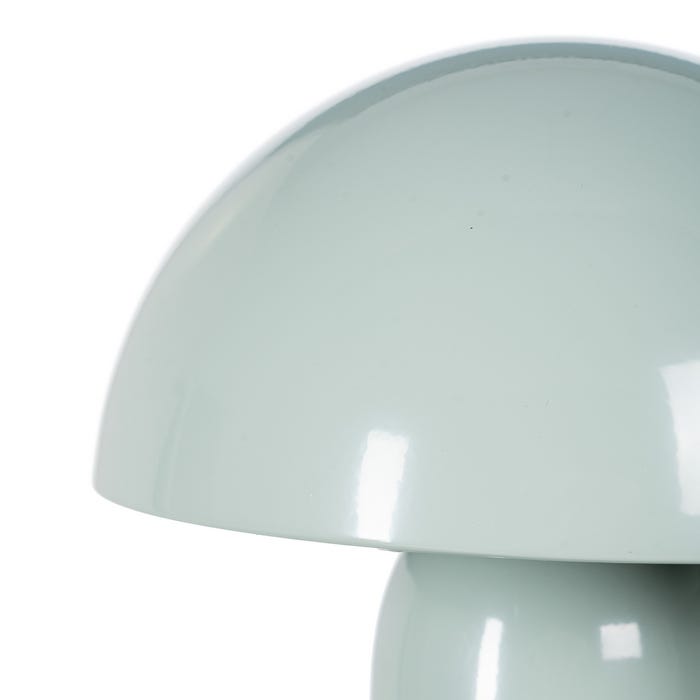 Luminária de mesa de metal verde claro 20 x 20 x 24,50 cm