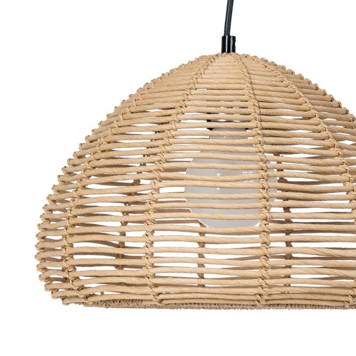 Lámpara Techo Natural Cuerda De Papel 33 X 33 X 21,50 Cm