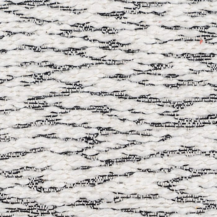 Cojín Blanco-Gris Algodón Decoración 40 X 60 Cm