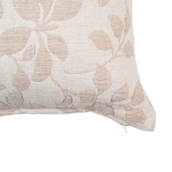 Cojín Crema Algodón Decoración 40 X 60 Cm