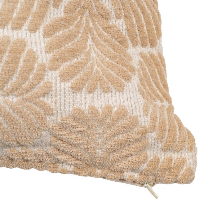 Cojín Blanco/Beige Algodón Decoración 45 X 45 Cm