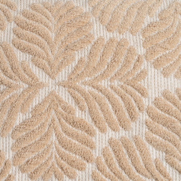 Cojín Blanco/Beige Algodón Decoración 40 X 60 Cm