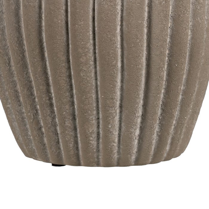 Decoração de vaso de pedra cerâmica 17 x 17 x 14 cm