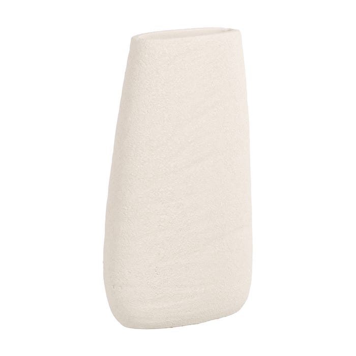 Jarrón Blanco Cerámica Decoración 16 X 40 Cm