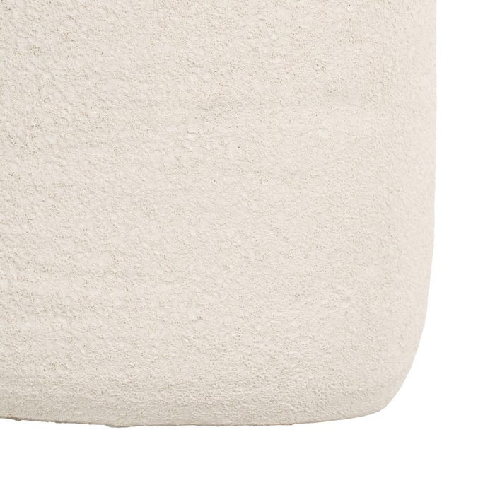 Jarrón Blanco Cerámica Decoración 16 X 40 Cm