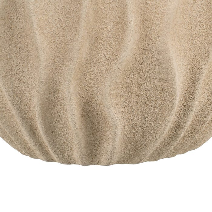 Macetero Beige Cerámica Decoración 34 X 34 X 33 Cm