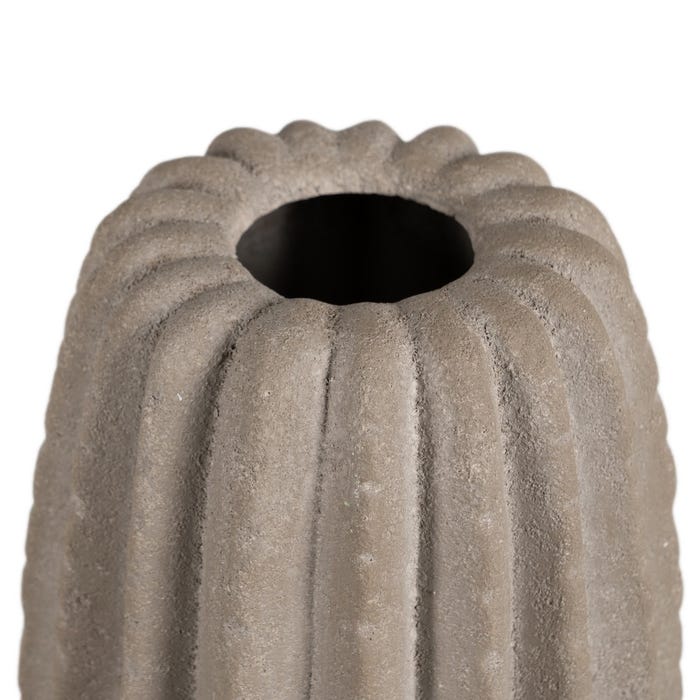 Jarrón Piedra Cerámica Decoración 17 X 17 X 40 Cm