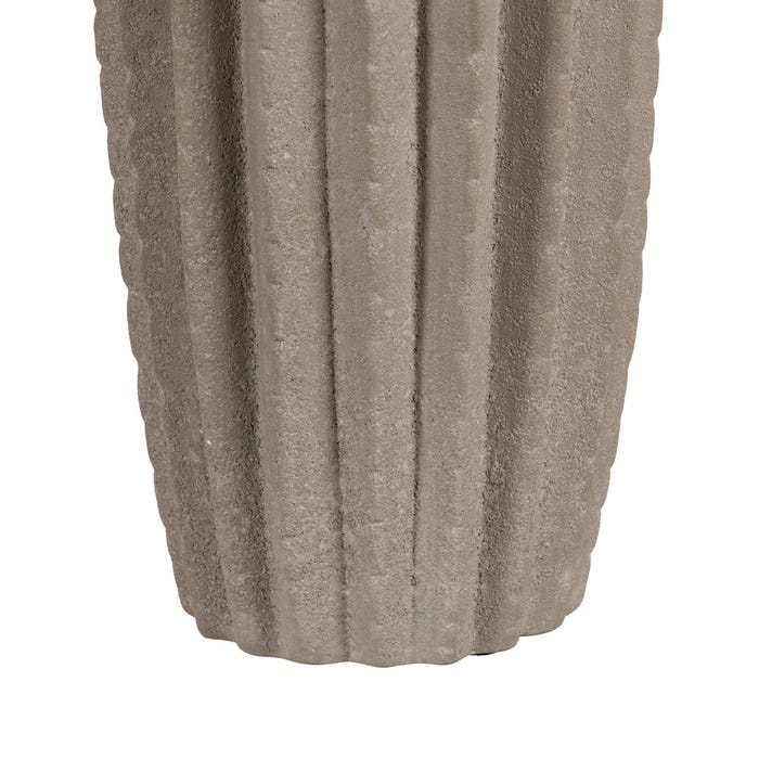 Jarrón Piedra Cerámica Decoración 17 X 17 X 40 Cm