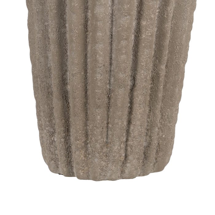 Jarrón Piedra Cerámica Decoración 21 X 21 X 70 Cm