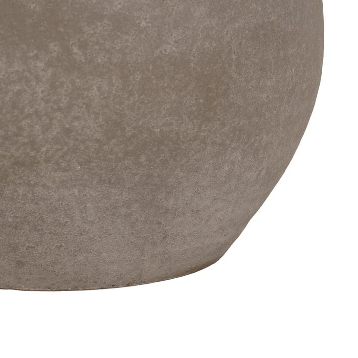 Macetero Gris Cerámica Decoración 28 X 28 X 23 Cm