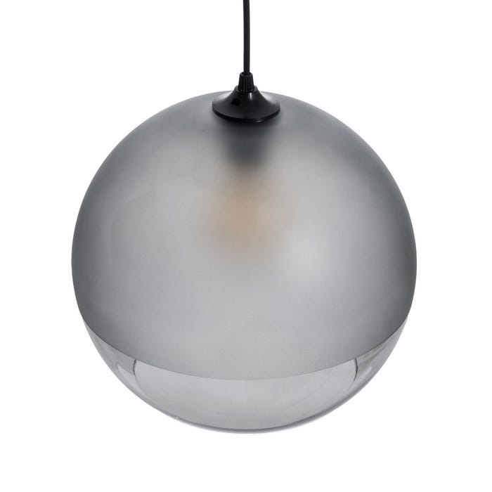 Lámpara Decoración Gris Cristal 30 X 30 X 25 Cm