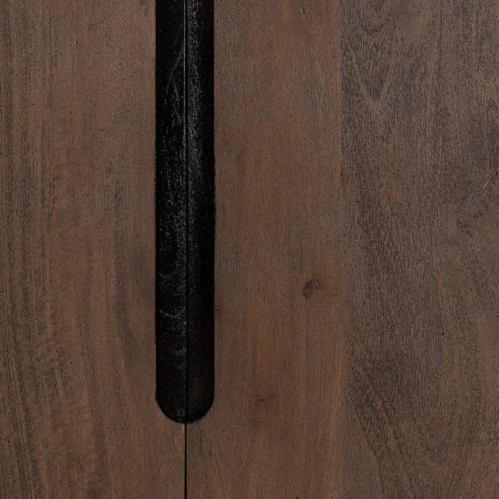 Mueble Recibidor Marrón Madera De Mango 100 X 40 X 85 Cm