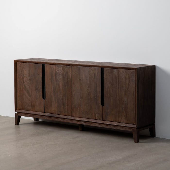 Aparador Marrón Madera De Mango Salón 190 X 40 X 85 Cm