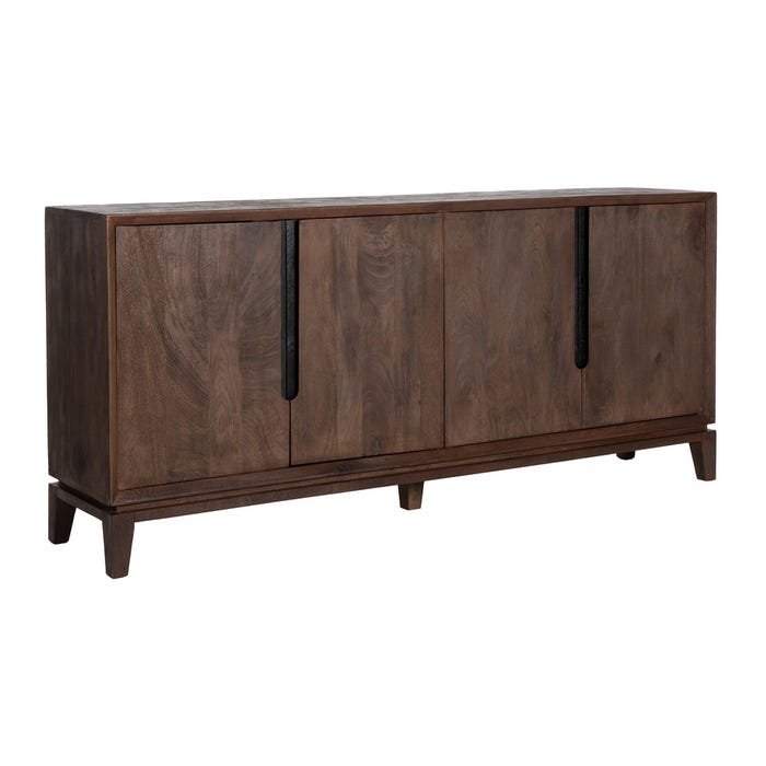Aparador Marrón Madera De Mango Salón 190 X 40 X 85 Cm