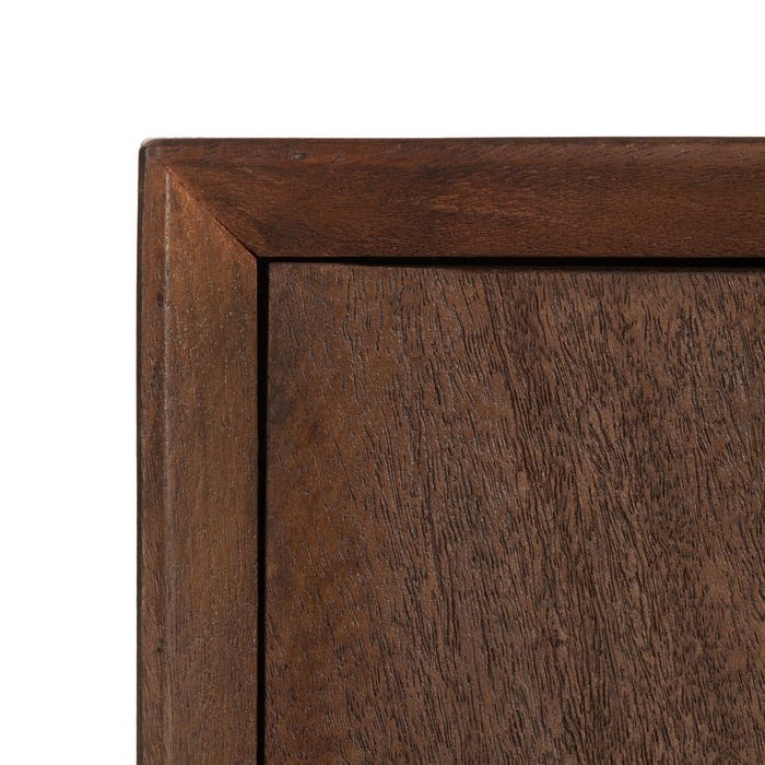 Aparador Marrón Madera De Mango Salón 190 X 40 X 85 Cm