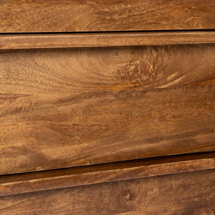 Mueble Auxiliar Marrón Madera De Mango 70 X 40 X 85 Cm