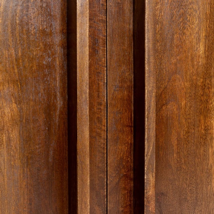 Aparador Marrón Madera De Mango Salón 150 X 42 X 87 Cm