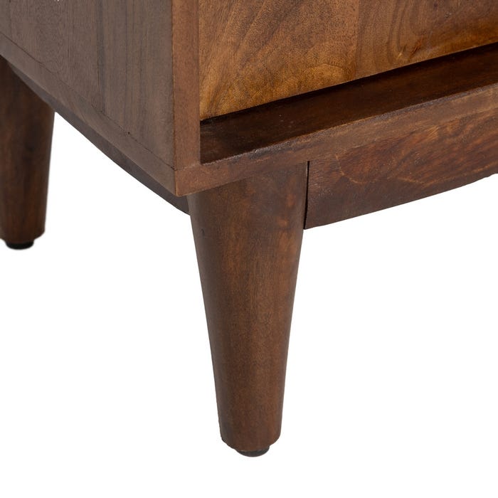 Mueble Auxiliar Marrón Madera De Mango 80 X 40 X 180 Cm
