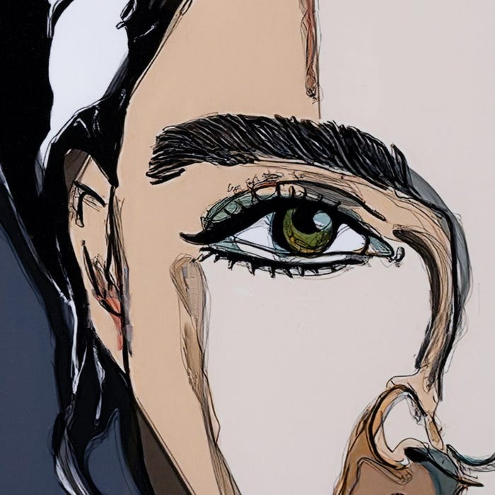 Impressão da Madonna 63 x 80 cm