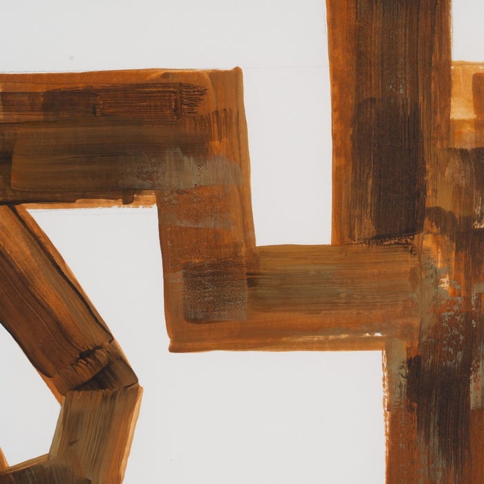 Abstract Painting Picture 2/M 70 X 70 Cm