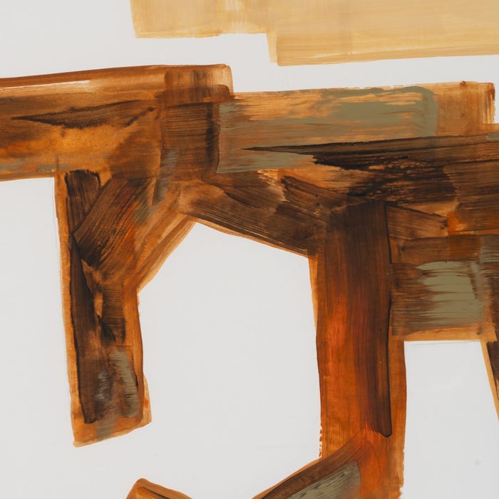 Abstract Painting Picture 2/M 70 X 70 Cm
