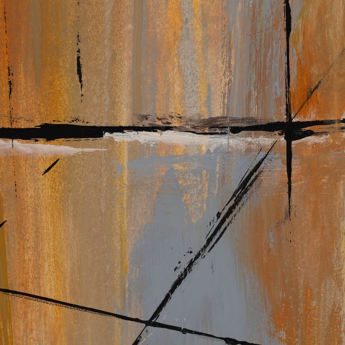 Cuadro Pintura Abstracto 2/M Lienzo 60 X 150 Cm