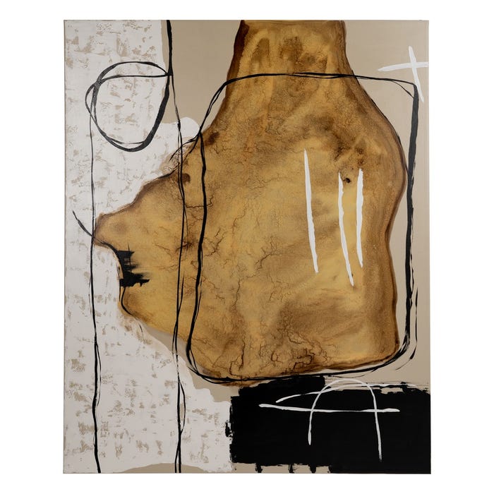 Pintura Abstracto Lienzo Decoración 120 X 150 Cm