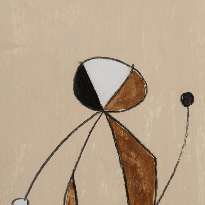 Abstract Painting Picture 4/M 35 X 40 Cm