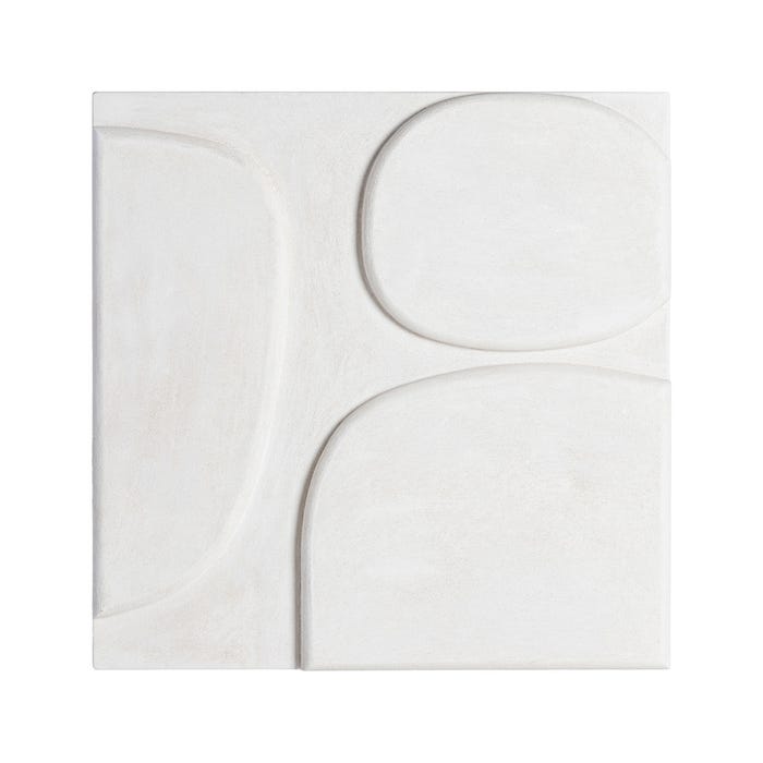 Cuadro 2/M Blanco Dm Decoración 80 X 7,50 X 80 Cm