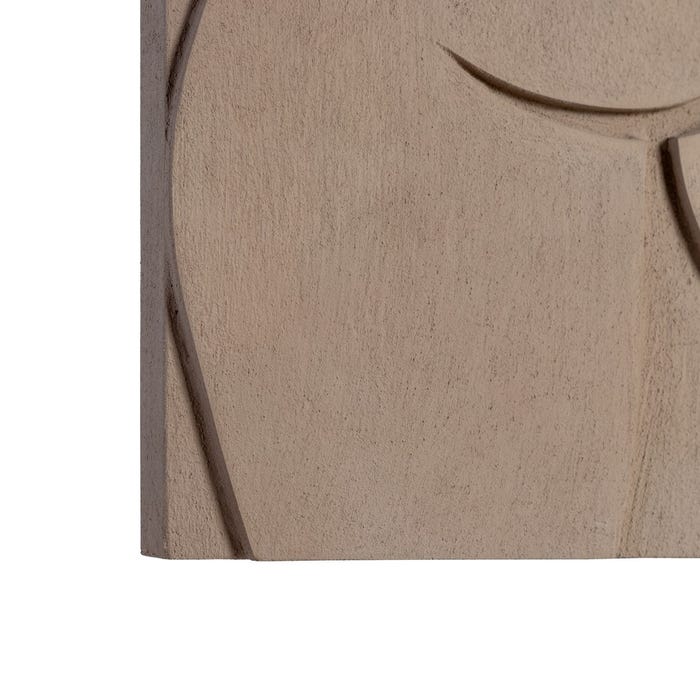 Cuadro Beige Dm Decoración 80 X 4,50 X 120 Cm