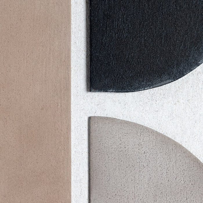 Cuadro 2/M Negro-Blanco Dm Decoración 60 X 4 X 90 Cm